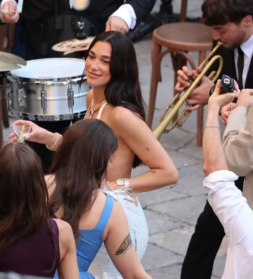 Dua Lipa Wedding Celebration with Live Band